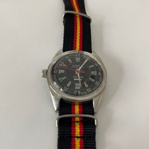 Vintage from the 1970s mechanical watch.